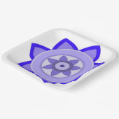 紙プレートの花の美しい芸術 ペーパープレート (傾斜あり)