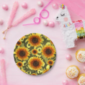 紙プレートひまわり ペーパープレート (パーティー)