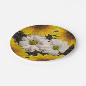 紙プレートひまわり ペーパープレート (アングル)