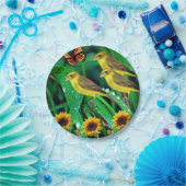 紙プレートひまわり ペーパープレート (パーティー)