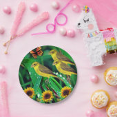 紙プレートひまわり ペーパープレート (パーティー)