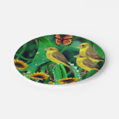 紙プレートひまわり ペーパープレート (アングル)