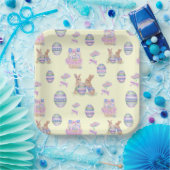 紙プレートイースターテーマ ペーパープレート (パーティー)