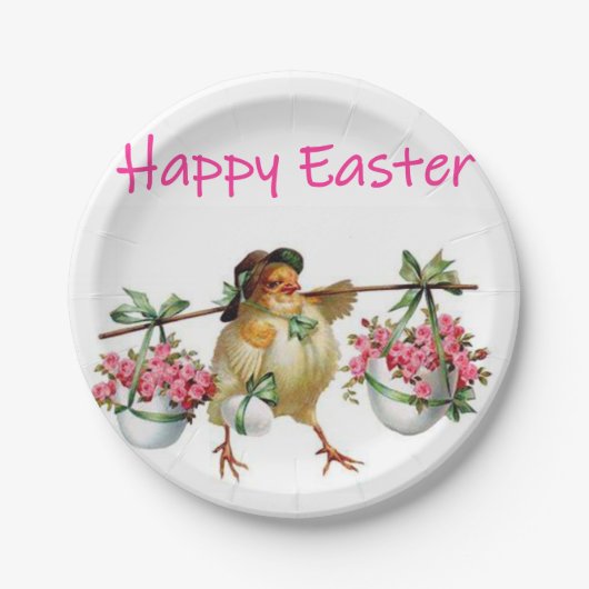 紙プレートイースター ペーパープレート (正面)