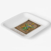 紙プレートウェスターフィールドファミリーコートオブアームズ ペーパープレート (傾斜あり)