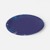 紙プレートウォーターポロボールピンク ペーパープレート (アングル)