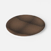 紙プレートオレンジ ペーパープレート (アングル)