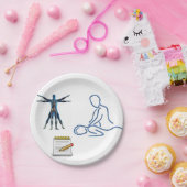 紙プレートカイロプラクター ペーパープレート (パーティー)