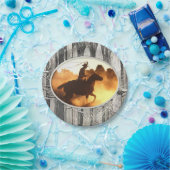 紙プレートカウボーイ ペーパープレート (パーティー)