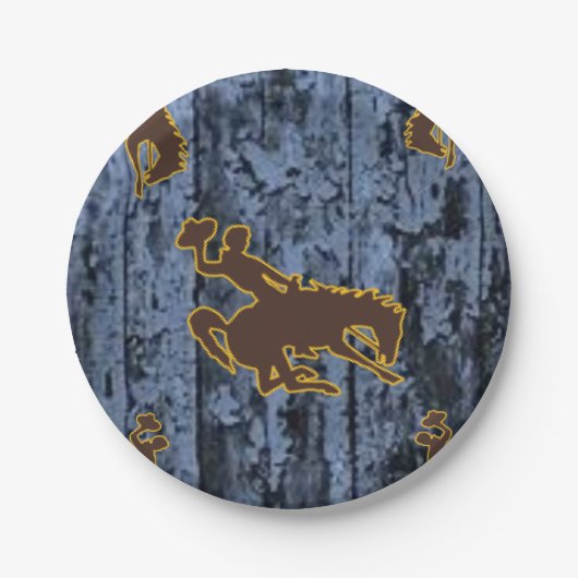 紙プレートカウボーイ ペーパープレート (正面)