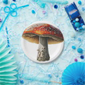 紙プレートキノコデザイン ペーパープレート (パーティー)