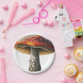 紙プレートキノコデザイン ペーパープレート (パーティー)