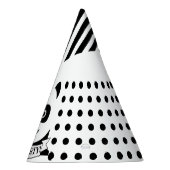 紙プレートクラシック丸型シールギフトラベルパーティー  パーティーハット (右)