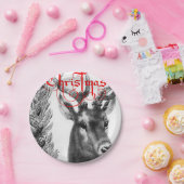 紙プレートクリスマス ペーパープレート (パーティー)