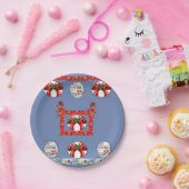 紙プレートクリスマス ペーパープレート (パーティー)