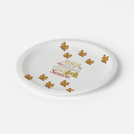 紙プレートクリスマス ペーパープレート (アングル)