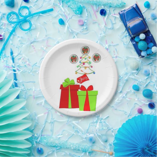 紙プレートクリスマス ペーパープレート (パーティー)