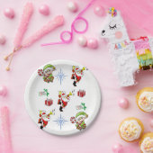 紙プレートクリスマス ペーパープレート (パーティー)