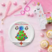 紙プレートクリスマス ペーパープレート (パーティー)