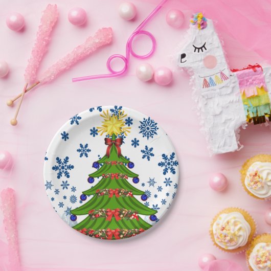 紙プレートクリスマス ペーパープレート (パーティー)