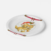 紙プレートクリスマス ペーパープレート (アングル)