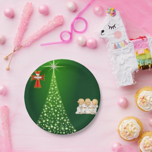 紙プレートクリスマス ペーパープレート (パーティー)