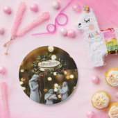 紙プレートクリスマス ペーパープレート (パーティー)