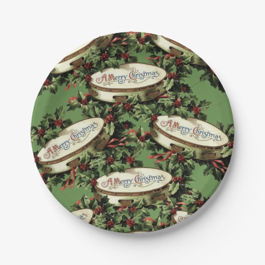 紙プレートクリスマス ペーパープレート (正面)
