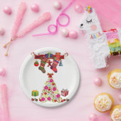 紙プレートクリスマス ペーパープレート (パーティー)