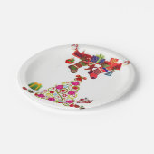 紙プレートクリスマス ペーパープレート (アングル)