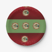 紙プレートクリスマス ペーパープレート (正面)