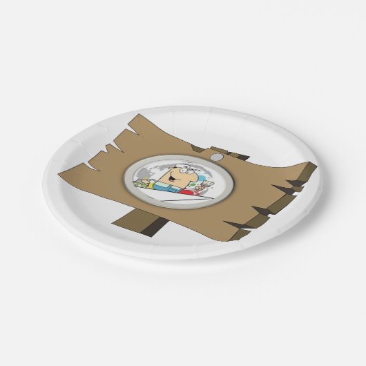 紙プレートサインマン ペーパープレート (アングル)