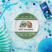 紙プレートサッカーテーマ、スポーツ誕生日 ペーパープレート (パーティー)