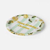 紙プレートサマーバースデーパーティコレクション ペーパープレート (アングル)