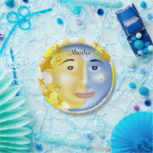 紙プレートサンムーンスターズ ペーパープレート (パーティー)