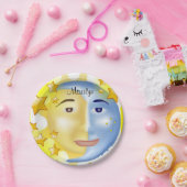 紙プレートサンムーンスターズ ペーパープレート (パーティー)