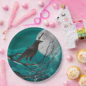 紙プレートザレイヴンイングリーン ペーパープレート (パーティー)