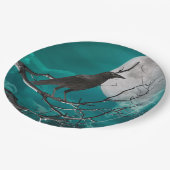 紙プレートザレイヴンイングリーン ペーパープレート (アングル)