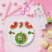 紙プレートスイカ ペーパープレート (パーティー)