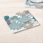 紙プレートスクエア紙コースター スクエアペーパーコースター (アングル)