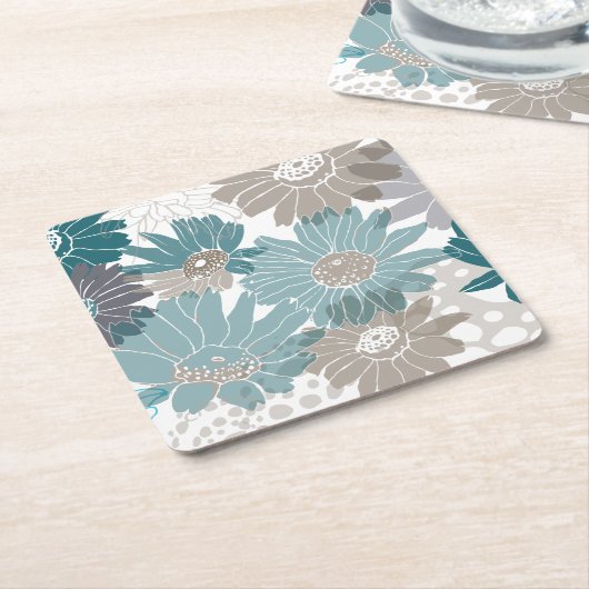 紙プレートスクエア紙コースター スクエアペーパーコースター (アングル)