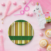 紙プレートストライプ ペーパープレート (パーティー)