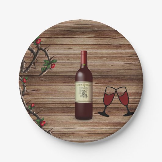 紙プレートズヴィネヤード ペーパープレート (正面)