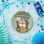 紙プレートセントパトリックのデイドッグ ペーパープレート (パーティー)