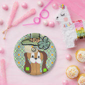 紙プレートセントパトリックのデイドッグ ペーパープレート (パーティー)