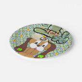 紙プレートセントパトリックのデイドッグ ペーパープレート (アングル)