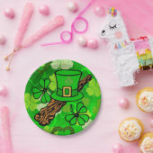 紙プレートセントパトリックの日 ペーパープレート (パーティー)