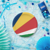 紙プレートセーシェルカラーデザイン ペーパープレート (パーティー)