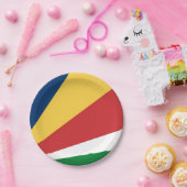 紙プレートセーシェルカラーデザイン ペーパープレート (パーティー)