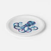 紙プレートタコ水彩 ペーパープレート (アングル)